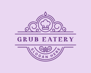 Fancy Chef Toque Dining logo design