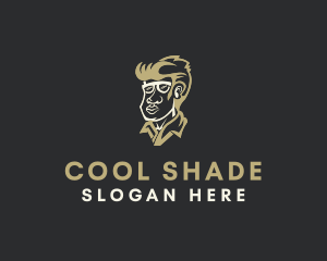 Cool Retro Man  logo design