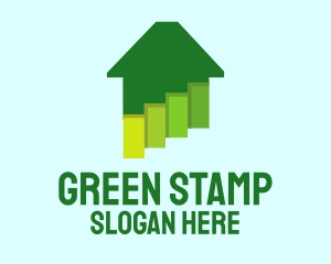 Green Home Paints logo design