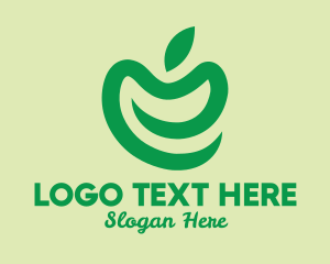 Simple - Simple Green Apple logo design