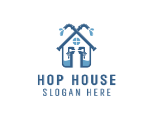 House Plumbing Repair logo design