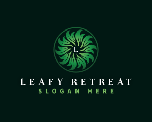 Wellness Herbal Leaf logo design