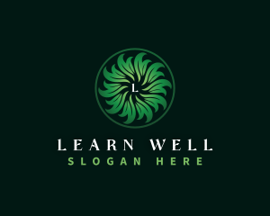 Wellness Herbal Leaf logo design