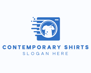 Shirt Wash Laundry logo design