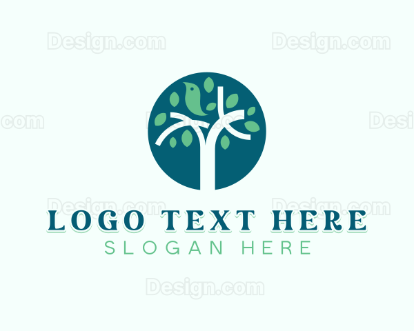 Environmental Garden Tree Logo