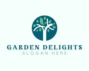 Environmental Garden Tree logo design