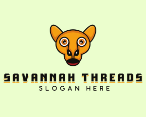 Kangaroo Face Head logo