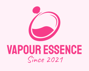 Pink Perfume Bottle logo design