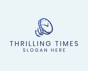 Blue Time Clock Watch Reel  logo