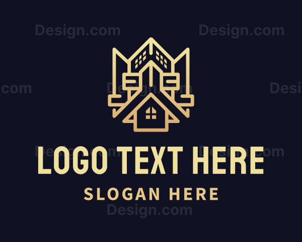 Geometric Luxury Property Logo