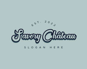 Retro Restaurant Business logo design