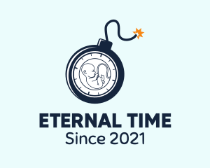 Maternity Time Bomb  logo design