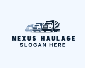 Cargo Truck Distribution logo design