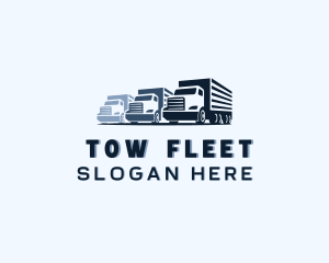 Cargo Truck Distribution logo design