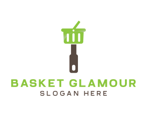 Kitchen Shopping Basket logo design