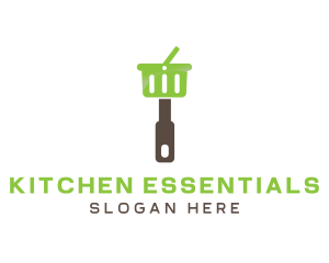 Kitchen Shopping Basket logo design