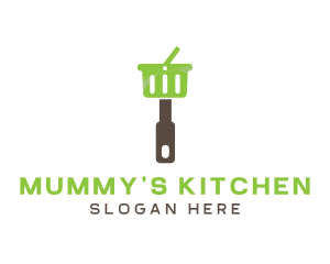 Kitchen Shopping Basket logo design