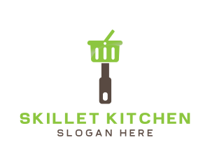 Kitchen Shopping Basket logo design