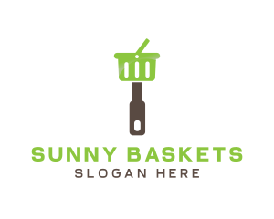 Kitchen Shopping Basket logo design