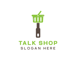 Kitchen Shopping Basket logo design