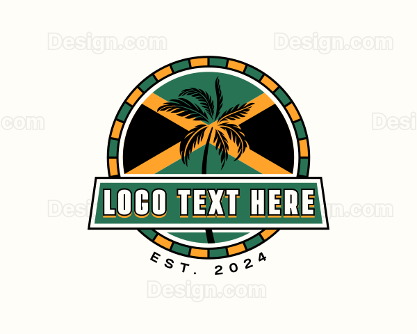 Jamaican Rasta Flag Logo