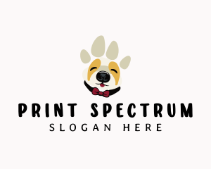 Pet Dog Paw logo design