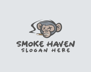 Cigarette Smoking Monkey logo