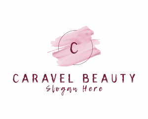 Beauty Cosmetics Watercolor logo design