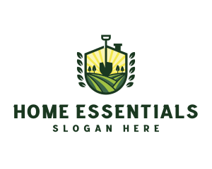 Shovel Home Landscaping logo design