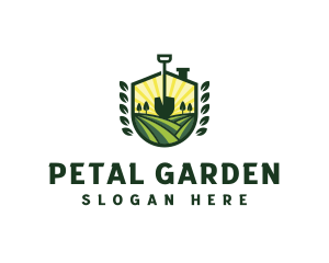 Shovel Home Landscaping logo design