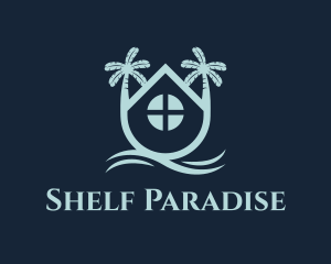 Island Beach House  logo design