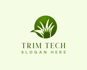 Grass Lawn Landscaping logo design