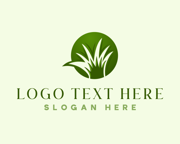 Grass logo example 3