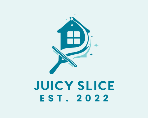 House Window Cleaning Cleaner logo design