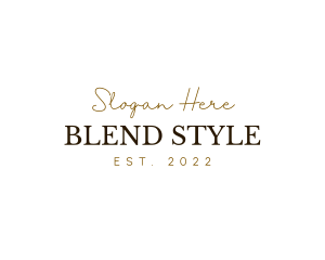 Luxury Style Brand logo design