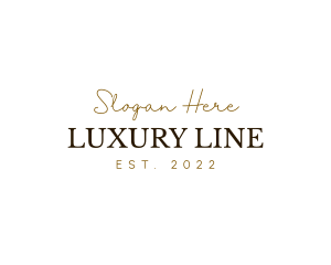 Luxury Style Brand logo design