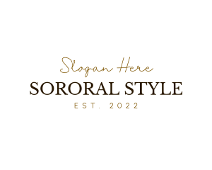 Luxury Style Brand logo design