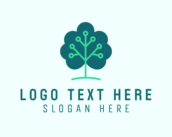 Tree logo example 3