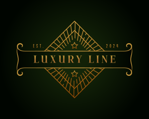 Luxury Art Deco logo design