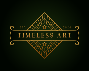 Luxury Art Deco logo design