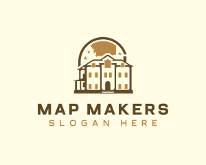 Montana State Mansion logo design