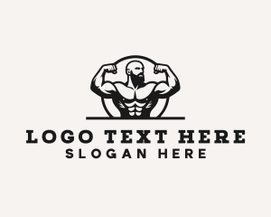 Gym - Bodybuilding Gym Trainer logo design