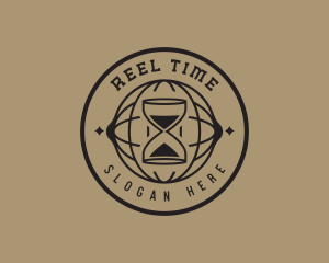 Global Hourglass Business  logo design