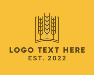 Agriculture Wheat Grain logo