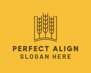 Agriculture Wheat Grain Logo