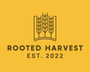 Agriculture Wheat Grain logo design