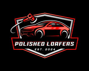 Polisher Detailing Automotive logo design