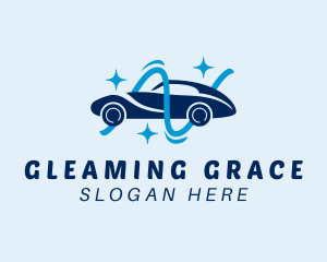 Sparkle Car Cleaning logo design