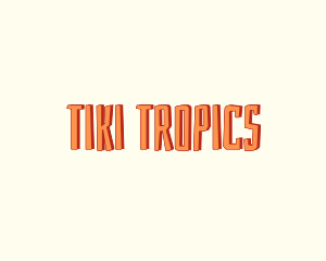 Tropical Beach Holiday logo design