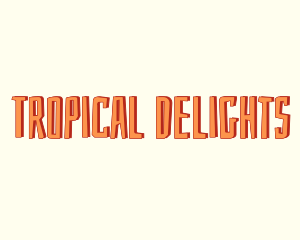 Tropical Beach Holiday logo design